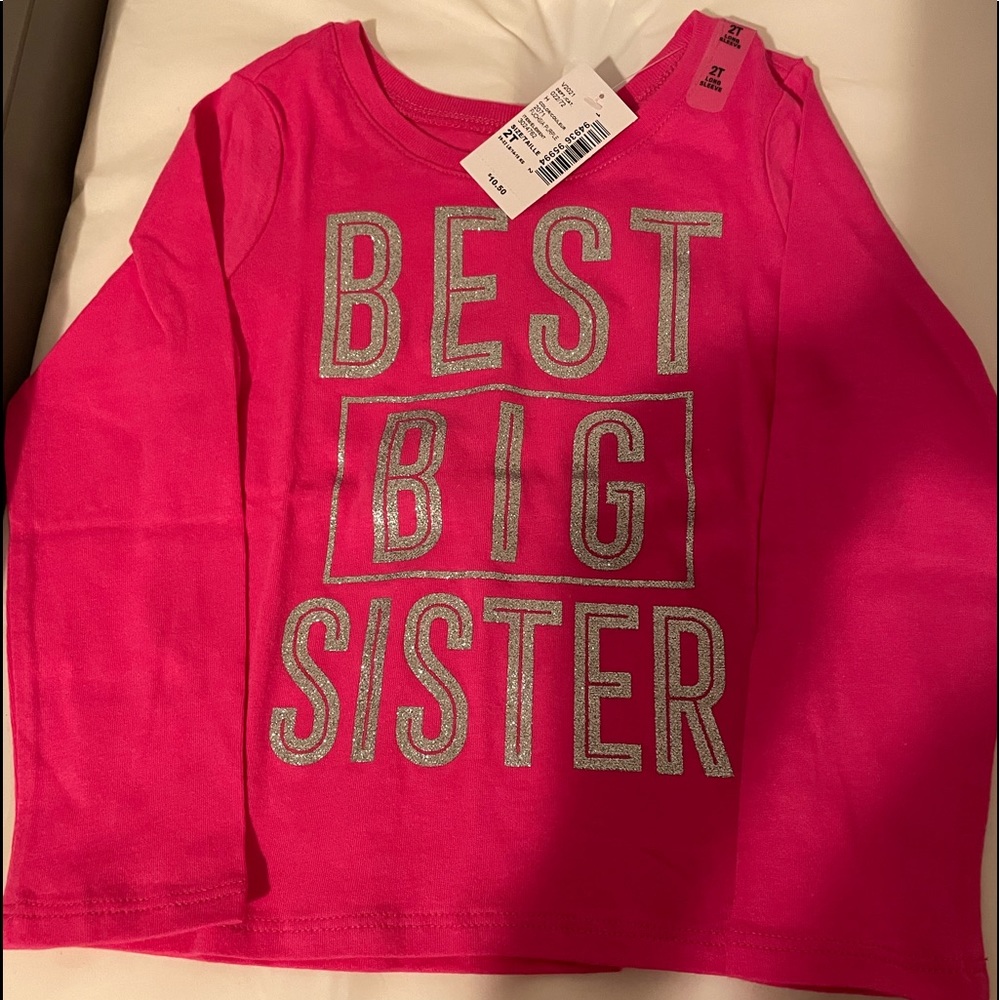 Toddler girl long sleeve shirt
